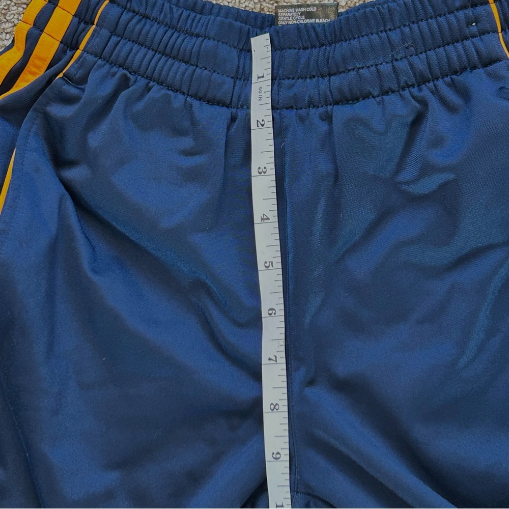 Adidas 3 Stripe Blue & Orange Activewear Track Pants Straight Leg Youth M 10/12 - Picture 13 of 14